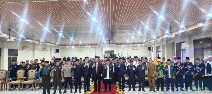 BUPATI POPO HADIRI HALAL BIHALAL DAN UKHUWAH KEBANGSAAN BERSAMA ORMAS ISLAM SE – KABUPATEN OKU SELATAN.