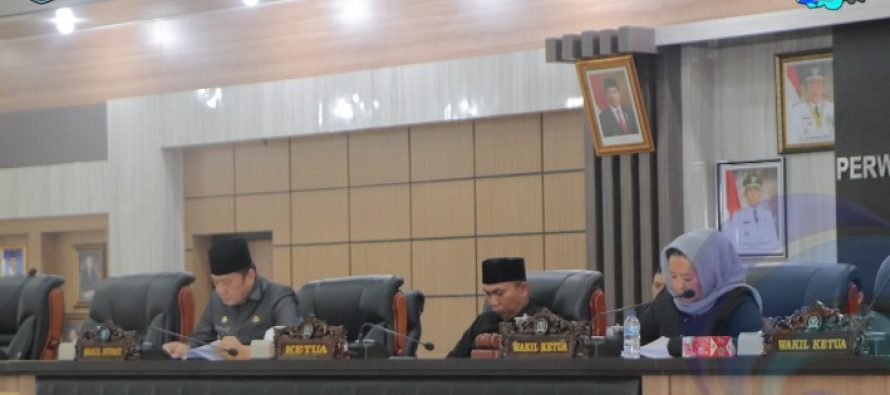 WAKIL BUPATI OKU SELATAN HADIRI RAPAT PARIPURNA DENGAN AGENDA LAPORAN PANSUS TERHADAP LKPJ KEPALA DAERAH TAHUN 2022.