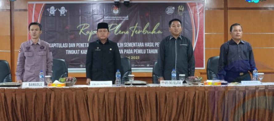 PEMKAB OKU SELATAN HARAPKAN PEMILU SERENTAK 2024 DAPAT TERLAKSANA DENGAN AMAN DAN KONDUSIF