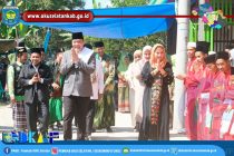 WAKIL BUPATI OKU SELATAN HADIRI PENGAJIAN TRIWULAN MUSLIMAT NU DAN PELANTIKAN PAC DI DESA SRI MENANTI