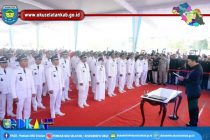 LANTIK KADES, BUPATI POPO ALI INSTRUKSIKAN UNTUK KESAMPINGKAN PERBEDAAN PENDAPAT DAN SATUKAN VISI MISI DEMI KEMAJUAN DAERAH.