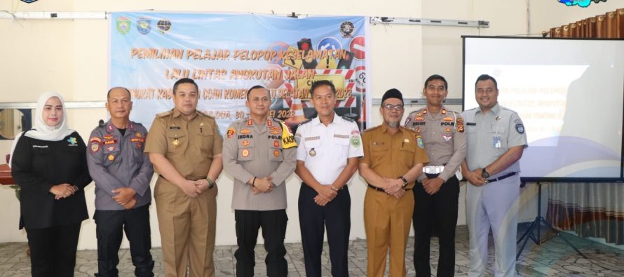 CETAK GENERASI MUDA YANG TERTIB DAN BERKUALITAS, DISHUB OKU SELATAN BERSAMA POLRES OKU SELATAN GELAR PEMILIHAN PELOPOR KESELAMATAN LALU LINTAS DAN ANGKUTAN JALAN KABUPATEN OKU SELATAN