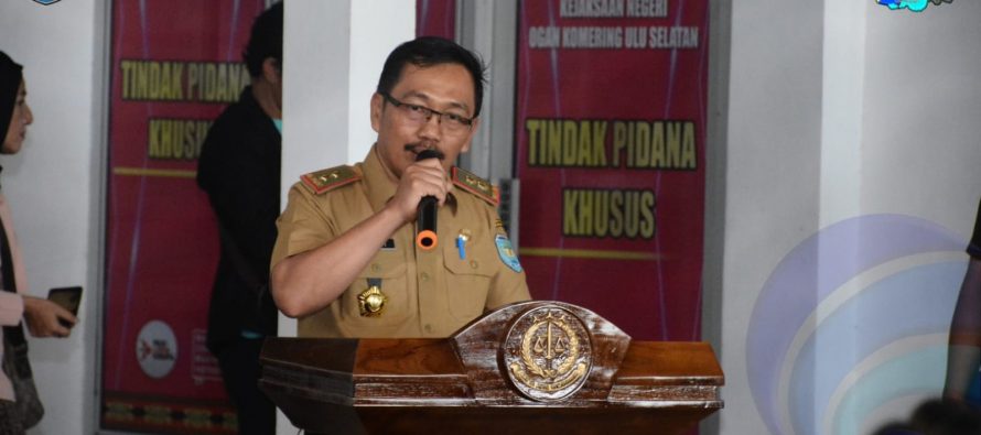 KEPALA DINAS PMPD HADIRI PEMBEKALAN 82 KEPALA DESA TERPILIH TAHUN 2023, TAAT HUKUM DAN PERATURAN YANG BERLAKU.