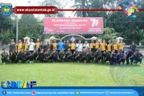 POLRES OKU SELATAN GELAR OLAHRAGA BERSAMA DALAM RANGKA MENYEMARAKKAN HUT BHAYANGKARA KE-77 TAHUN