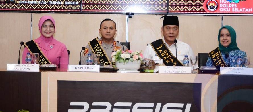 BAPAK ASUH ANAK STUNTING (BAAS) OKU SELATAN GELAR PEMANTAUAN DAN PEMERIKSAAN ANAK STUNTING, DALAM RANGKA PERINGATAN HUT BHAYANGKARA KE-77 TAHUN 2023.