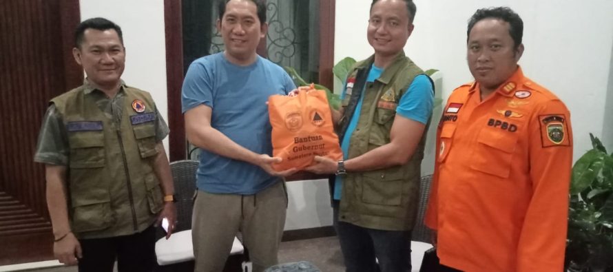 TANGGAP BENCANA, EVAKUASI KORBAN TERDAMPAK BANJIR, DAN PENYERAHAN BANTUAN LOGISTIK