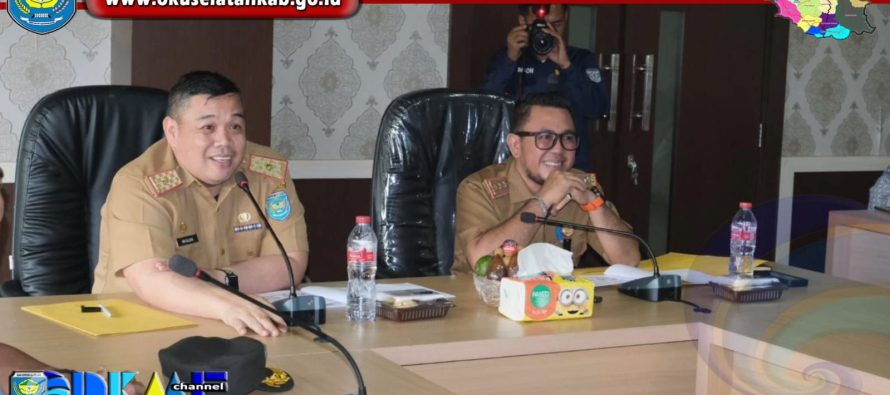 ASISTEN II PIMPIN RAPAT PEMANTAPAN PELAKSANAAN O2SN TINGKAT SD/ SMP DI KABUPATEN OKU SELATAN.