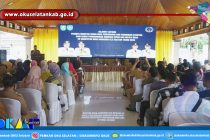 WAKILI BUPATI, STAF AHLI BUPATI HADIRI SOSIALISASI PENCEGAHAN DAN PENURUNAN STUNTING BAGI KADER PEMBANGUNAN MANUSIA DAN KADES SE-KABUPATEN OKU SELATAN