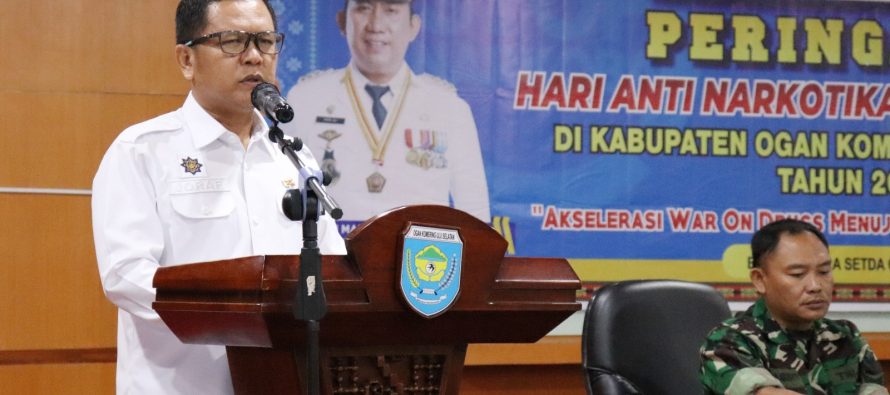 PEMKAB OKU SELATAN APRESIASI UPAYA BERBAGAI PIHAK DI BUMI SERASAN SEANDANAN DALAM PERANGI NARKOBA
