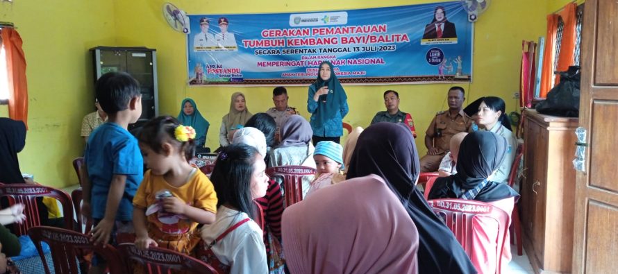 PERINGATI HARI ANAK, PEMKAB OKU SELATAN LAKUKAN GERAKAN PEMANTAUAN TUMBUH KEMBANG BAYI DAN BALITA DI 19 KECAMATAN