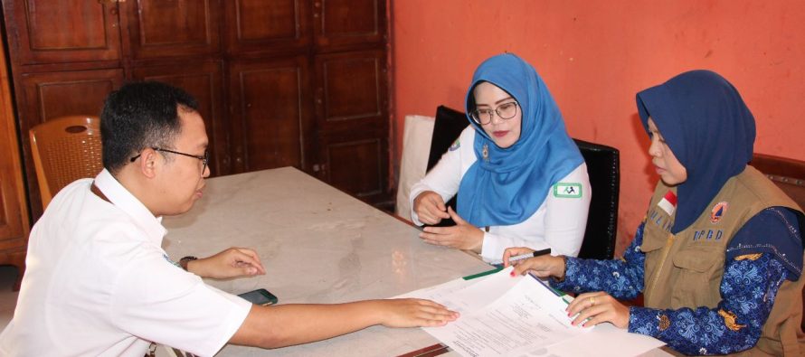 BPBD KABUPATEN OKU SELATAN MENERIMA BANTUAN SEMBAKO DARI BPJS KESEHATAN UNTUK MASYARAKAT KORBAN BANJIR DI KABUPATEN OKU SELATAN