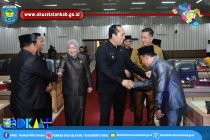 BUPATI OKU SELATAN HADIRI RAPAT PARIPURNA DPRD KABUPATEN OKU SELATAN.