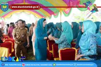 STAF AHLI BUPATI DAN KETUA TP PKK KABUPATEN HADIRI PELANTIKAN KETUA TP PKK DESA KECAMATAN BANDING AGUNG, BPRRT, WARKUK RANAU SELATAN, DAN MEKAKAU ILIR KABUPATEN OKU SELATAN TAHUN 2023