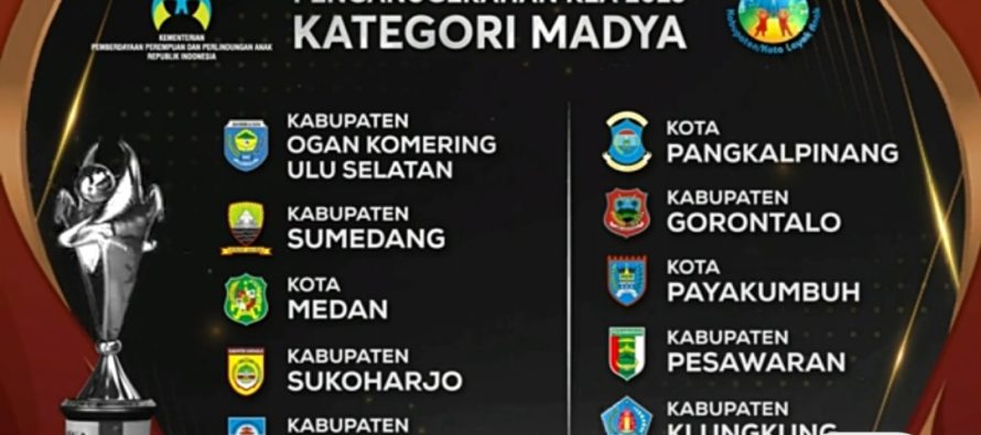 NAIK KELAS, KABUPATEN OKU SELATAN RAIH PENGHARGAAN KATEGORI MADYA KABUPATEN/KOTA LAYAK ANAK
