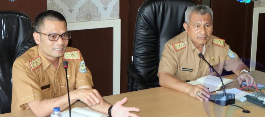 SEKDA PIMPIN LANGSUNG RAKOR PERSIAPAN SEREMONIAL GERAKAN PENANAMAN POHON DI LINGKUNGAN KABUPATEN OKU SELATAN