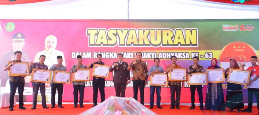 BUPATI OKU SELATAN HADIRI TASYAKURAN HARI BHAKTI ADHYAKSA DI KEJAKSAAN NEGERI OKU SELATAN