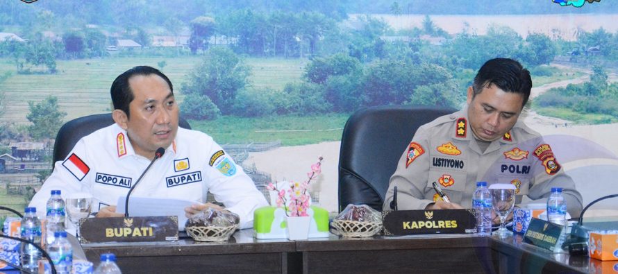 BUPATI POPO ALI INSTRUKSIKAN RANGKAIAN PERINGATAN HUT RI KE-78 DIPERSIAPKAN SECARA MATANG