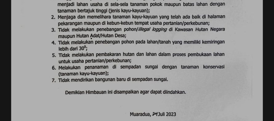 MENJAGA LINGKUNGAN HIDUP ADALAH TUGAS KITA SEMUA