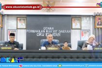 ENAM FRAKSI DPRD OKU SELATAN SETUJUI EMPAT RAPERDA KABUPATEN OKU SELATAN