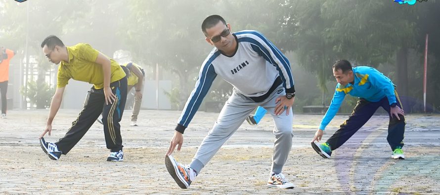 PEMKAB OKU SELATAN GELAR SENAM BERSAMA, UPAYA TINGKATKAN IMUN PARA PEGAWAI DI LINGKUNGAN PEMKAB OKU SELATAN.