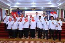 NY. ISYANA LONITASARI POPO,S.H. KEMBALI DILANTIK SEBAGAI KETUA PMI KABUPATEN OKU SELATAN PERIODE 2023-2028.