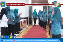 TP PKK OKU SELATAN BERSAMA TP PKK PROVINSI SUMSEL GELAR SOSIALISASI POSYANDU REMAJA.