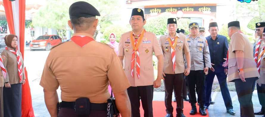 BUPATI POPO ALI HARAPKAN GERAKAN PRAMUKA JADI GARDA TERDEPAN DALAM JAGA PERSATUAN DAN KESATUAN NKRI