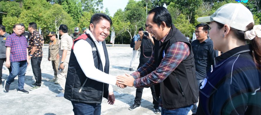 SAMBUT ORANG NOMOR 1 DI SUMSEL, GUBERNUR SIAP IKUTI SRGF TAHUN 2023 DI DANAU RANAU KABUPATEN OKU SELATAN