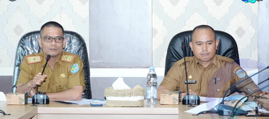 SEKRETARIS DAERAH PIMPIN RAKOR PERSIAPAN FESTIVAL LAYANG- LAYANG SRIWIJAYA DANAU RANAU KITE FIGHTER FESTIVAL II TAHUN 2023.