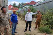 BUPATI OKU SELATAN POPO ALI TINJAU SECARA LANGSUNG PROGRES PEMBANGUNAN GEDUNG RSUD MUARADUA.