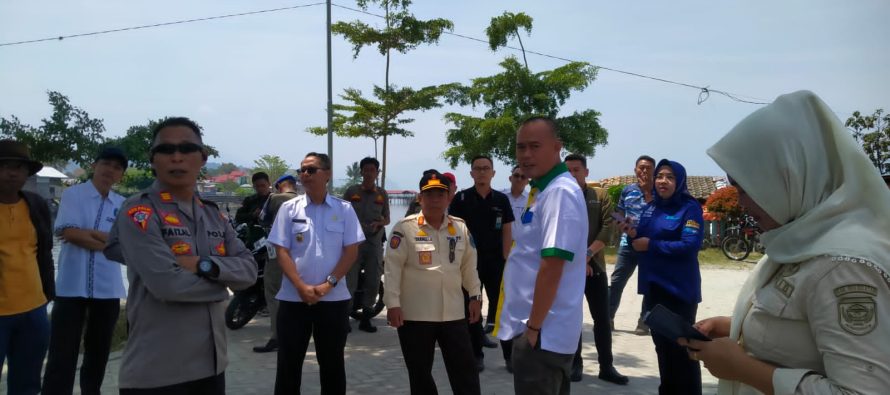 JELANG PERHELATAN FESTIVAL LAYANG-LAYANG SRIWIJAYA DANAU RANAU KITE FIGHTER FESTIVAL II TAHUN 2023, PEMKAB OKU SELATAN SURVEI LOKASI DI PANTAI BIDADARI