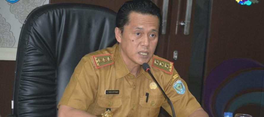 SEKDA OKU SELATAN PIMPIN PAPARAN LAPORAN ANTARA DALAM PENYUSUNAN RDTR KAWASAN PERKOTAAN GUNUNG TERANG TAHUN 2023.