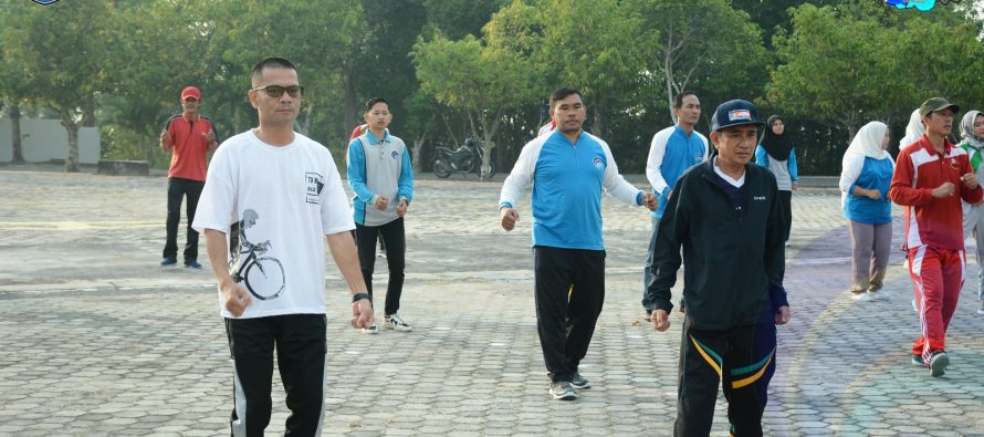 PEMKAB OKU SELATAN RUTIN GELAR SENAM SEHAT BERSAMA, JAGA KEBUGARAN DAN OPTIMALKAN KINERJA PEGAWAI