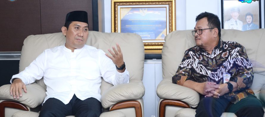 BUPATI POPO ALI SAMBUT DENGAN GEMBIRA KUNJUNGAN KEPALA PUSAT PENYULUHAN KEMENTRIAN PERTANIAN RI DI KABUPATEN OKU SELATAN.