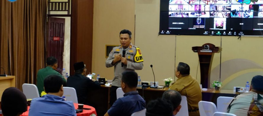 WAKILI BUPATI, ASISTEN BIDANG PEREKONOMIAN DAN PEMBANGUNAN SETDA OKU SELATAN HADIRI PEMBUKAAN LATIHAN PRA-OPS STOP KARHUTLA MUSI 2023