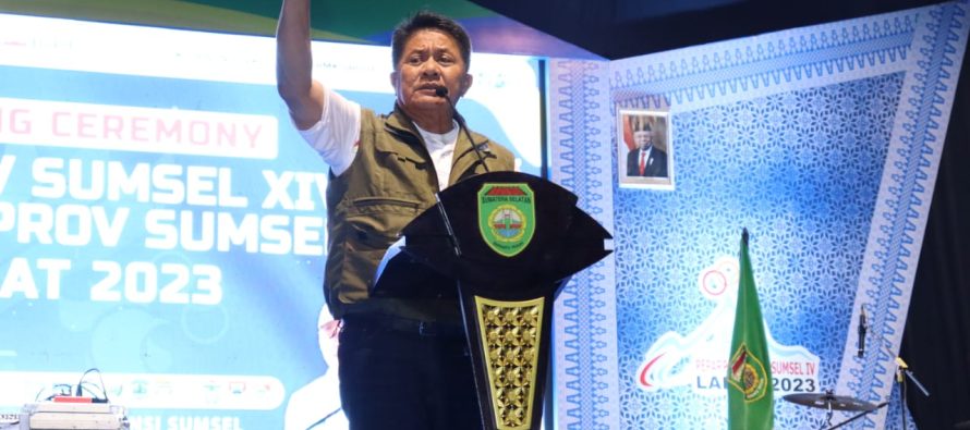 OPENING CEREMONIAL PORPROV XIV SUMSEL DI KABUPATEN LAHAT BERLANGSUNG MERIAH