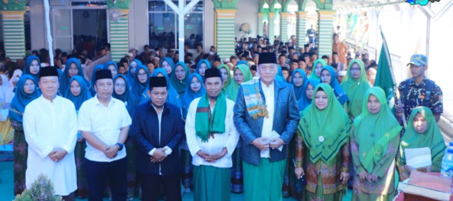 WAKIL BUPATI OKU SELATAN HADIRI ACARA PELANTIKAN MWC NU SEKECAMATAN SUNGAI ARE DAN DZIKIR MANAQIB DALAM RANGKA PERINGATAN MAULID NABI MUHAMMAD SAW