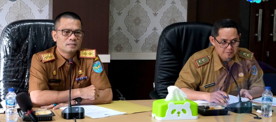 SEKDA OKU SELATAN PIMPIN RAPAT KOORDINASI TERKAIT PERMENDAGRI TAHUN 2023.