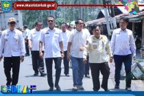 CIPTAKAN PASAR YANG BERSIH, TERTIB DAN AMAN, PEMKAB OKU SELATAN GELAR RAPAT PENERTIBAN PEDAGANG PASAR SAKA SELABUNG