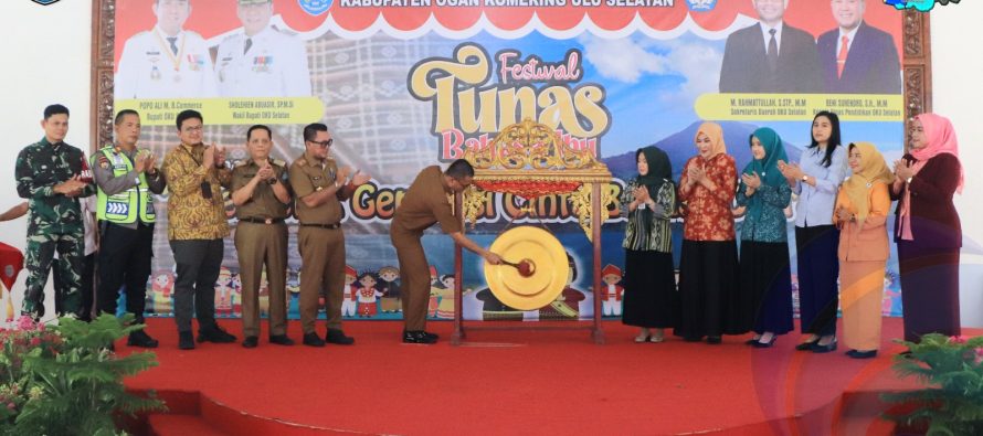 SEKDA OKU SELATAN HADIRI FESTIVAL TUNAS BAHASA IBU (FTBI) KABUPATEN OKU SELATAN TAHUN 2023