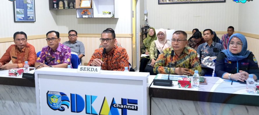 SEKDA PIMPIN KONSULTASI PUBLIK I KAJIAN LINGKUNGAN HIDUP STRATEGIS RENCANA DETAIL TATA RUANG KAWASAN PERKOTAAN GUNUNG TERANG