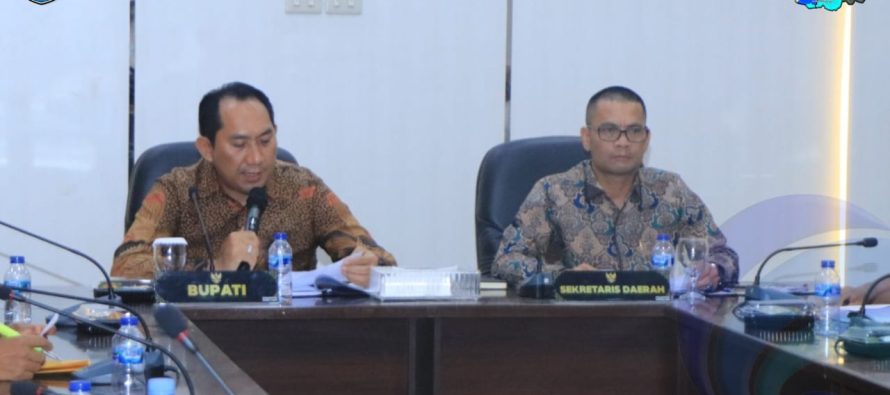 PEMKAB OKU SELATAN BERSAMA BPKP PUSAT GELAR EVALUASI HASIL PENILAIAN MATURITAS SPIP TAHUN 2023