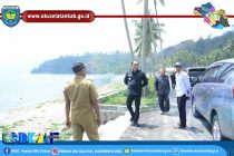 BUPATI POPO ALI TINJAU PROGRES PEMBANGUNAN DI KAWASAN WISATA DANAU RANAU