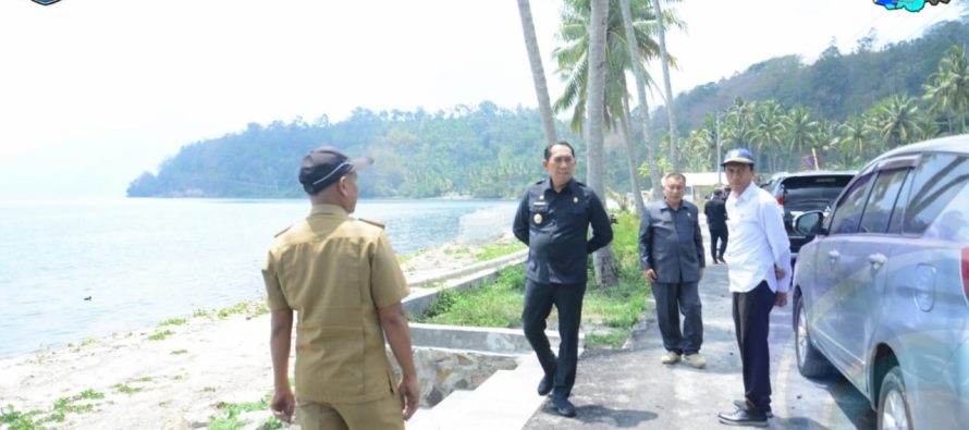 BUPATI POPO ALI TINJAU PROGRES PEMBANGUNAN DI KAWASAN WISATA DANAU RANAU