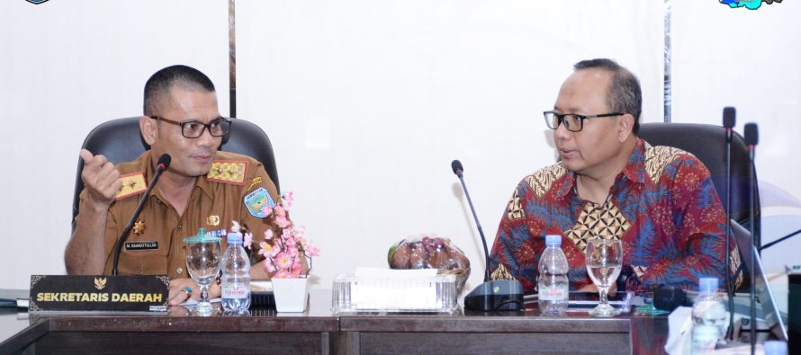 SEKDA PIMPIM RAPAT KOORDINASI TEMATIK SEKTOR PERTANAHAN BERSAMA TIM SATGAS WILAYAH II KPK RI