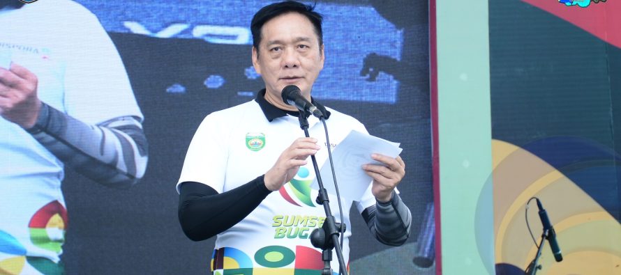 WAKIL BUPATI OKU SELATAN HADIRI FESTIVAL SUMATERA SELATAN BUGAR TAHUN 2023