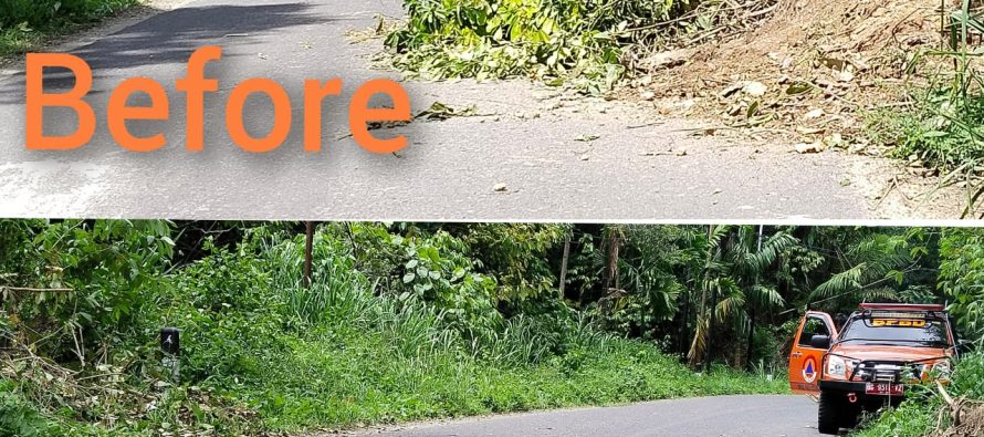 MASUK MUSIM PENGHUJAN RAWAN LONGSOR, BUPATI IMBAU PENGGUNA JALAN LEBIH BERHATI-HATI SAAT LINTASI JALAN BERBUKIT