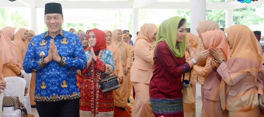 PEMKAB OKU SELATAN GELAR PERINGATAN HARI IBU KE-95 DAN HUT KE-24 DHARMA WANITA PERSATUAN (DWP) TAHUN 2023