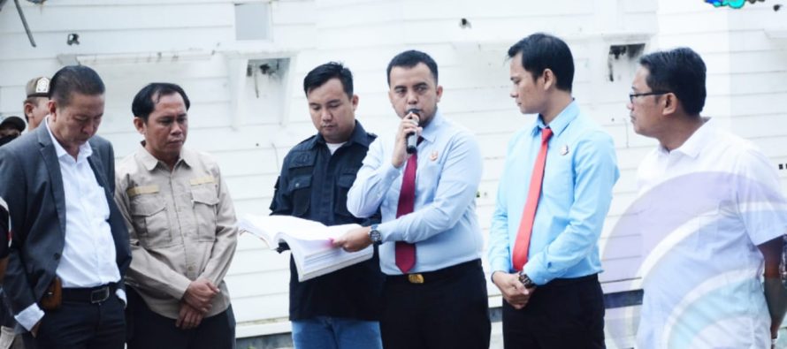 TINDAK LANJUTI SURAT KEPUTUSAN PENGADILAN TINGGI PALEMBANG DAN MAHKAMAH AGUNG, WATERPARK DAN PENGINAPAN RANAU INDAH DIBONGKAR