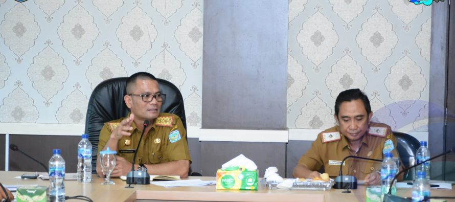 SEKRETARIS DAERAH OKU SELATAN PIMPIN RAKOR PEMUNGUTAN RETRIBUSI JASA UMUM ATAS PELAYANAN KEBERSIHAN